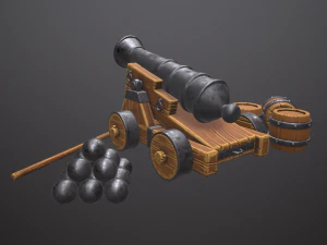 ca&ntilde;&oacute;n Modelo 3D