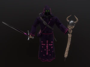 ネクロマンサー 3Dモデル
