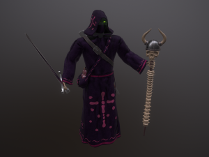 necromancer Model 3D