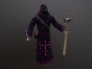 ネクロマンサー 3Dモデル