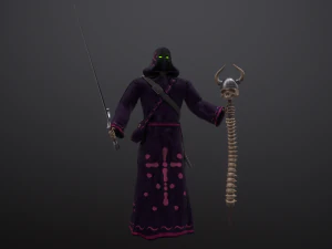 ネクロマンサー 3Dモデル