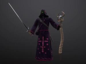 ネクロマンサー 3Dモデル