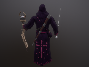 necromancer Model 3D