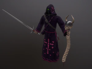 ネクロマンサー 3Dモデル