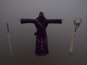 necromancer Model 3D