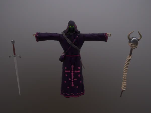 ネクロマンサー 3Dモデル