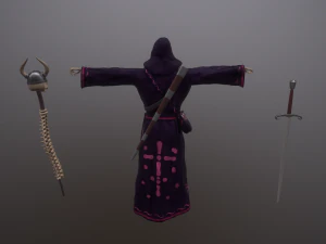 ネクロマンサー 3Dモデル