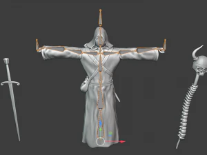 ネクロマンサー 3Dモデル