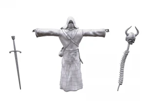 ネクロマンサー 3Dモデル