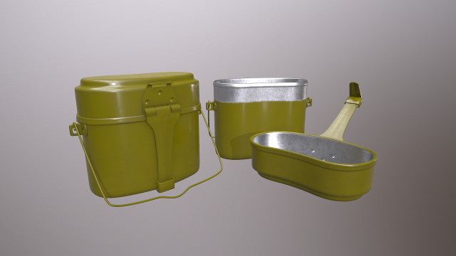army bowler Model 3D .c4d .max .obj .3ds .fbx .stl .blend 
