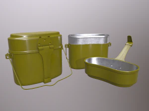 陸軍ボウラー 3Dモデル