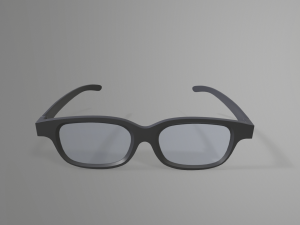 3d glasses Modelo 3D