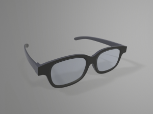 3d glasses Modelo 3D