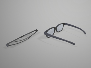 3d glasses Modelo 3D