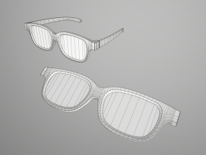 3d glasses Modelo 3D
