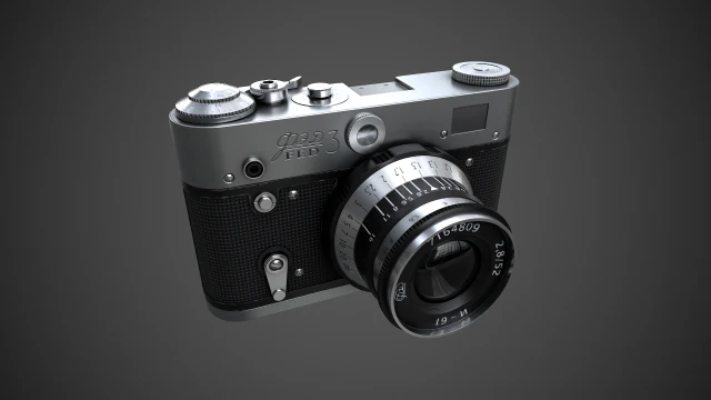 fed - 3 camera 3D Model .c4d .max .obj .3ds .fbx .stl .blend 