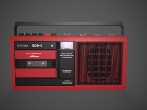 Tape recorder 3D 모델