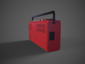 Tape recorder 3D 모델