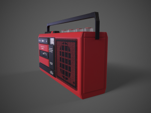 Tape recorder 3D 모델