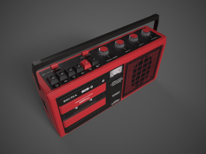 Tape recorder 3D 모델