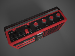 Tape recorder 3D 모델