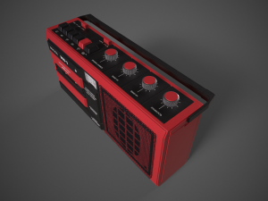 Tape recorder 3D 모델