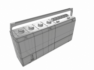 Tape recorder 3D 모델