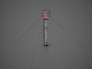 Old water tower Modelo 3D