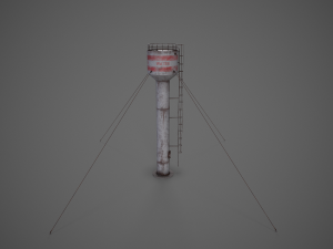Old water tower Modelo 3D