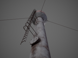 Old water tower Modelo 3D