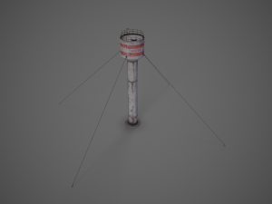 Old water tower Modelo 3D