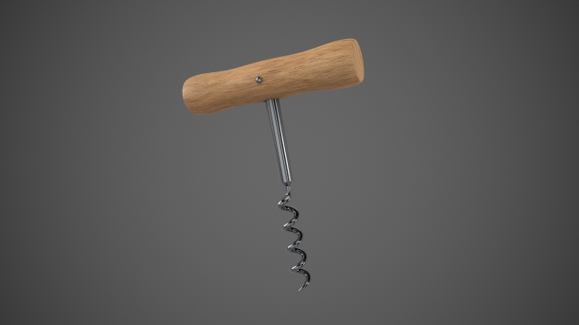Corkscrew Modèle 3D .c4d .max .obj .3ds .fbx .stl .blend 