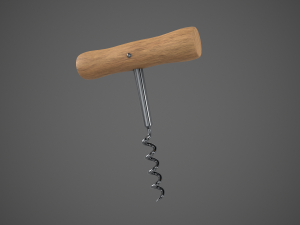 Corkscrew Modelo 3D