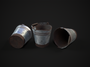 Rusty bucket 3D Model