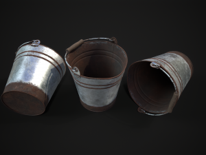 Rusty bucket Modelo 3D