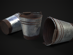 Rusty bucket Modelo 3D