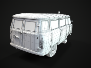 Rusty UAZ 452 2206 sanitary Modelo 3D