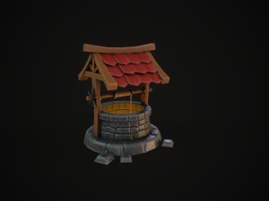 Magic Well stylized Modèle 3D