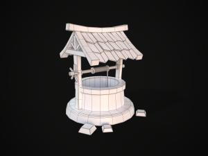 Magic Well stylized 3D Model