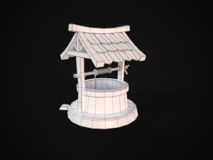 Magic Well stylized 3D Model