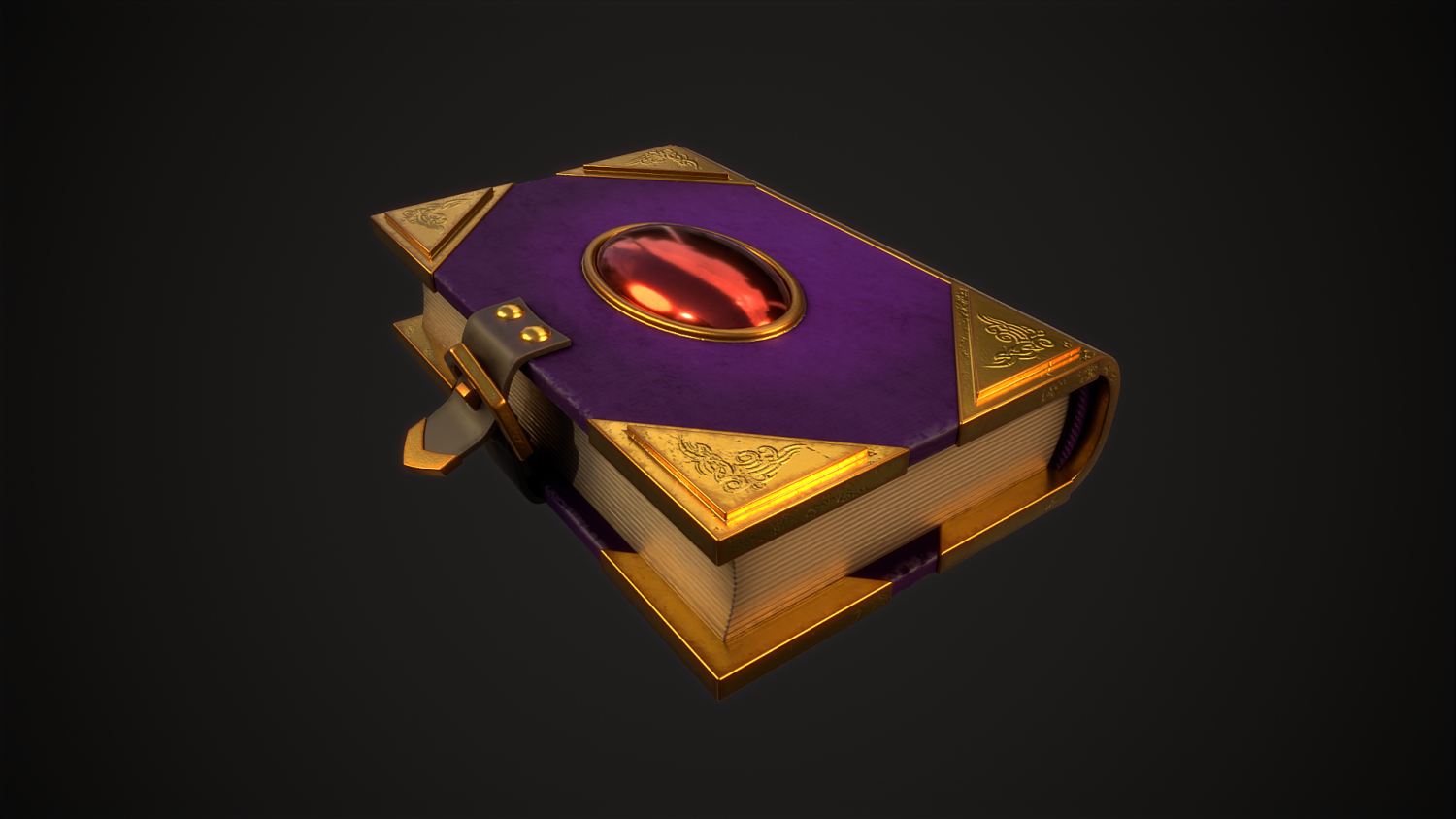 Magic book 3D Model in Other 3DExport