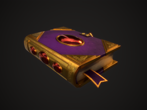 Magic book 3D Model