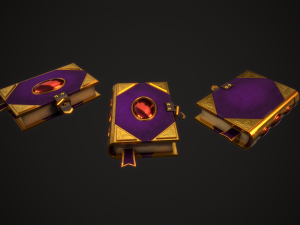 Magic book 3D Model