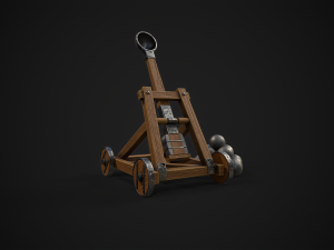 Catapult stylized Modelo 3D