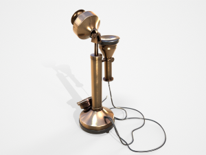 Vintage Telephone 3Dモデル