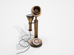 Vintage Telephone 3Dモデル