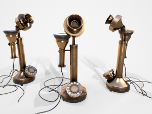Vintage Telephone 3Dモデル
