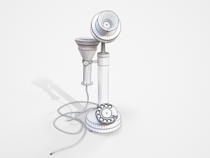 Vintage Telephone 3Dモデル