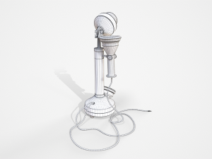 Vintage Telephone 3Dモデル