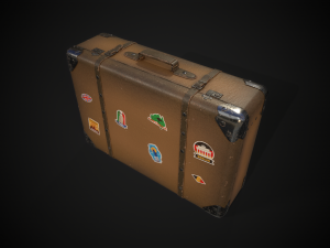 Travel Suitcase 3D 模型